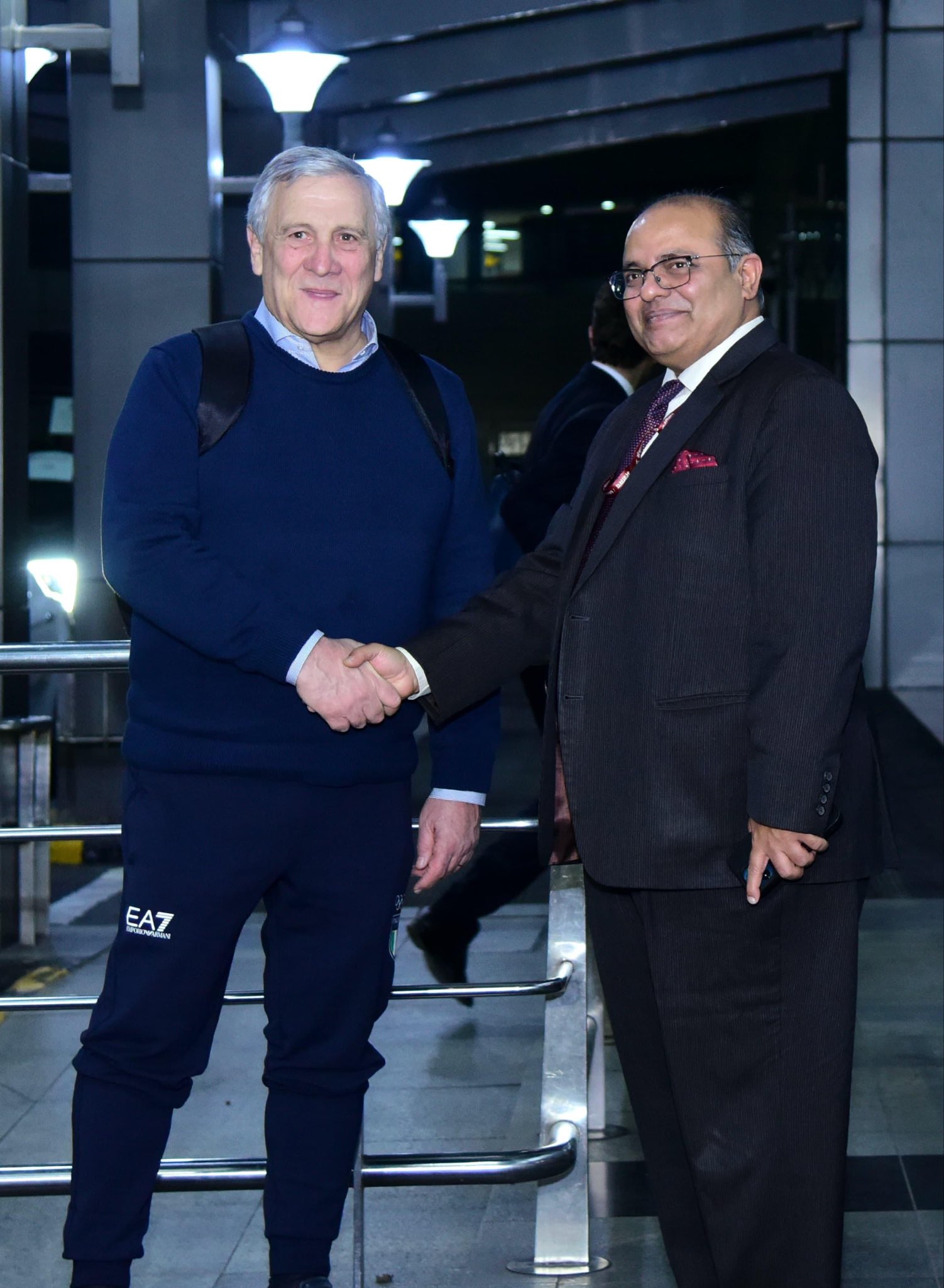 Italy’s Dy Prime Minister Antonio Tajani arrives in New Delhi