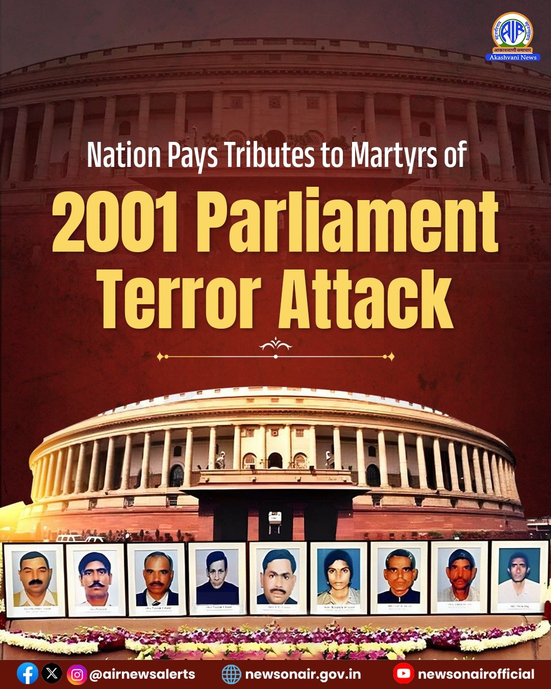 Nation Remembers Brave Security Personnel of 2001 Parliament Attack on 24th Anniversary