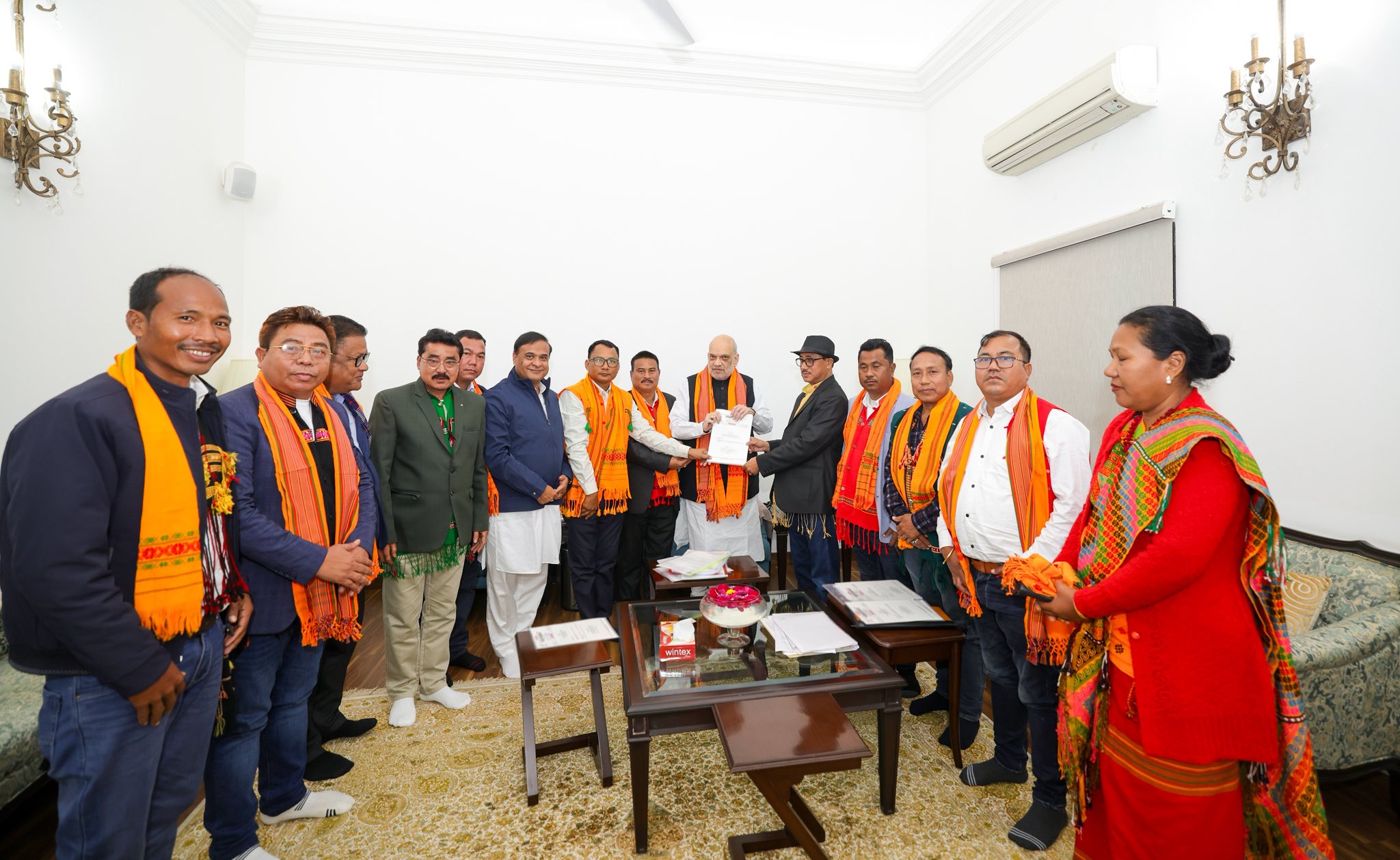 केंद्रीय गृह मंत्री ने असम के राभा, मिसिंग और तिवा समुदायों के प्रतिनिधिमंडलों से मुलाकात की