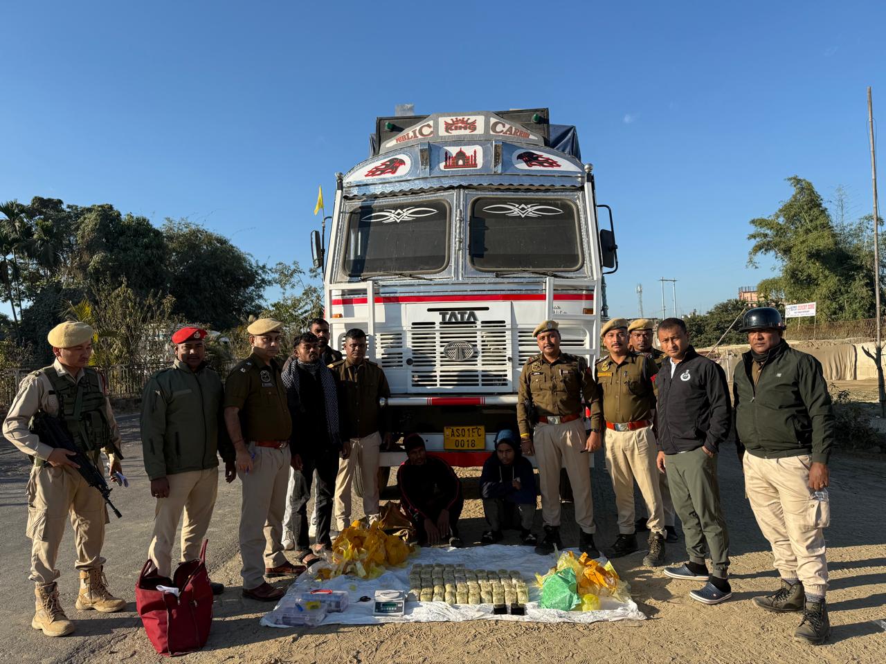কাছাৰৰ ৰংপুৰত শিলচৰ আৰক্ষীৰ অভিযানত বৃহৎ পৰিমাণৰ মাদক দ্রব্য জব্দ