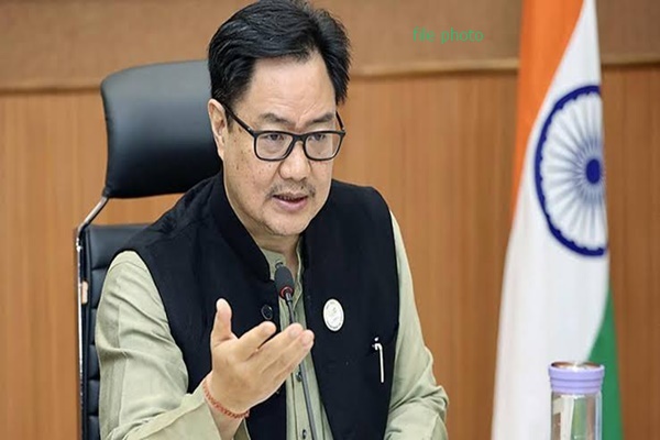 Union Minister Kiren Rijiju condemns slogans against PM Modi at Congress rally