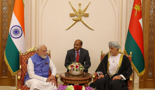 Prime Minister Narendra Modi arrives in Muscat on last leg of three-nation tour