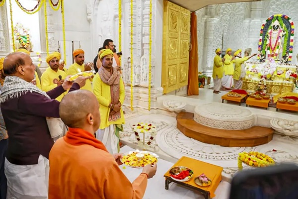 Ayodhya becomes centre of religious and spiritual tourism: Def Min Rajnath Singh