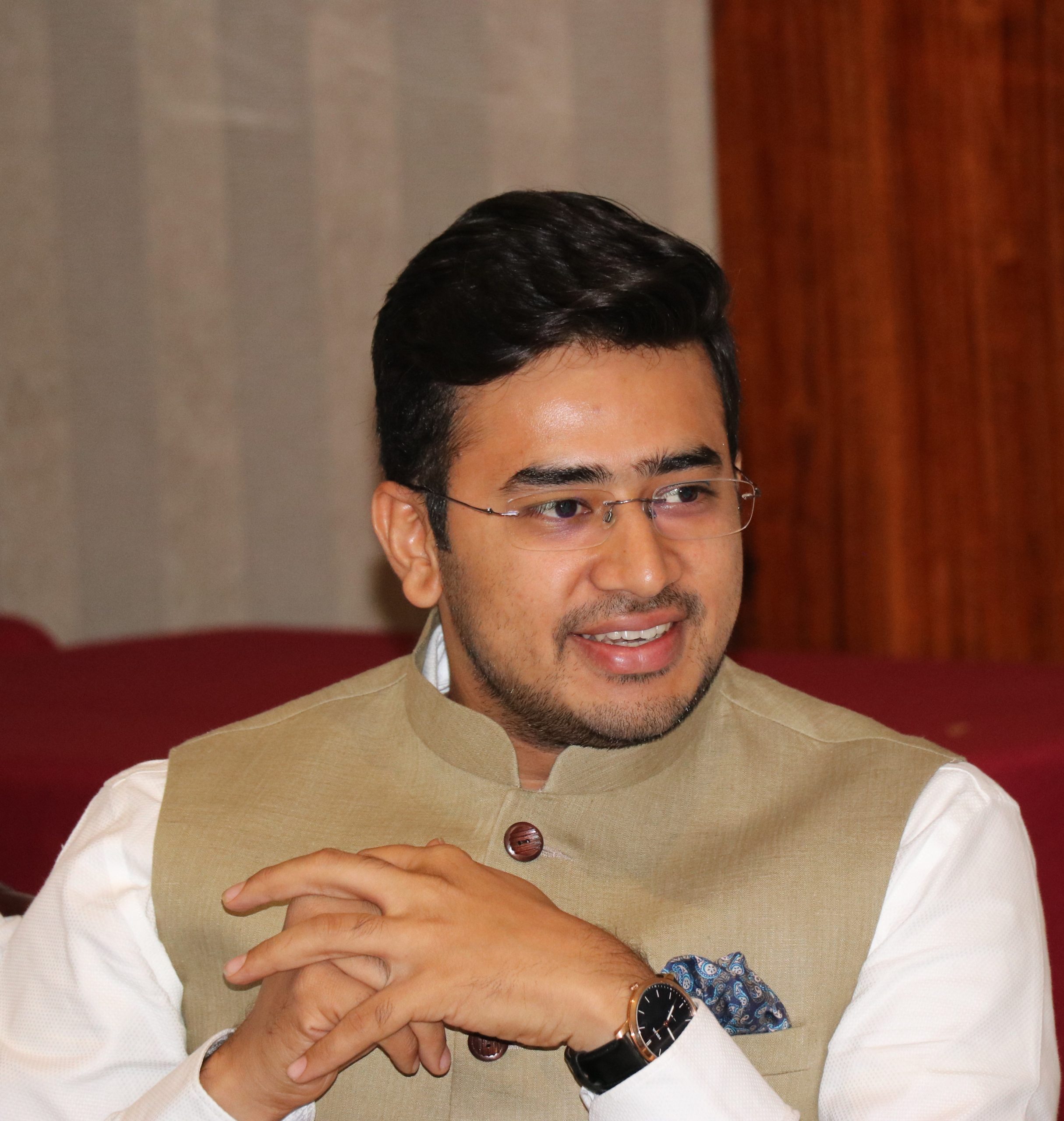 BJP MP Tejasvi Surya Says Govt Ensures Energy Security Amid West Asia Tensions
