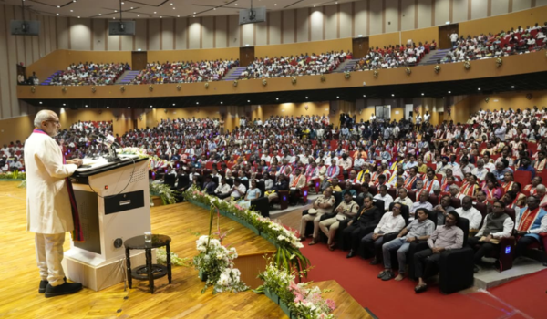 VP Radhakrishnan urges graduates to approach technology with enthusiasm and ethical vigilance