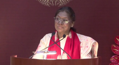President Droupadi Murmu addresses the convocation ceremony of FDDI in New Delhi