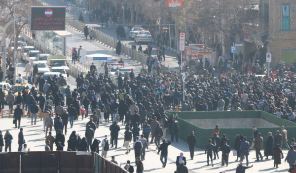 Protests over inflation and currency collapse spread across Iran for third day