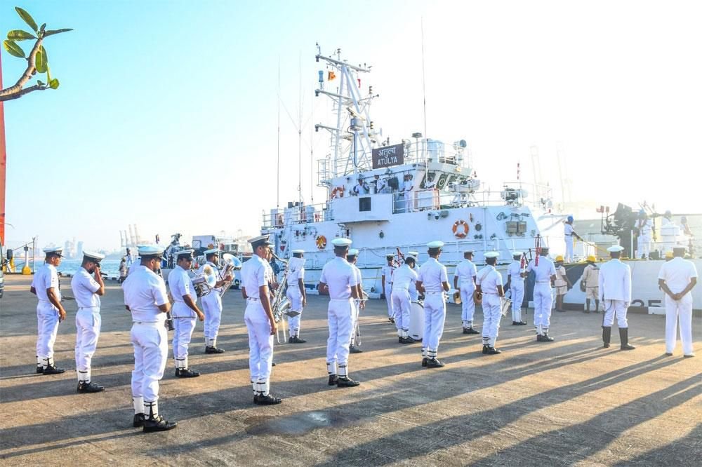 ICGS Varaha & Atulya arrive at Port of Colombo for official visit 
