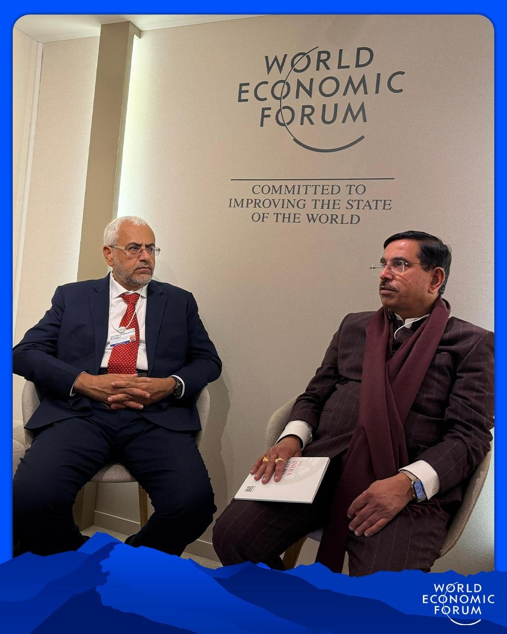 Union Minister Pralhad Joshi meets Economic Advisor of Deputy PM for Economic Affairs of Oman Ahmed Al Saqri