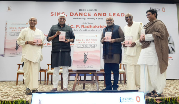 VP Radhakrishnan lauds ISKCON founder Srila Prabhupada for his contribution to society