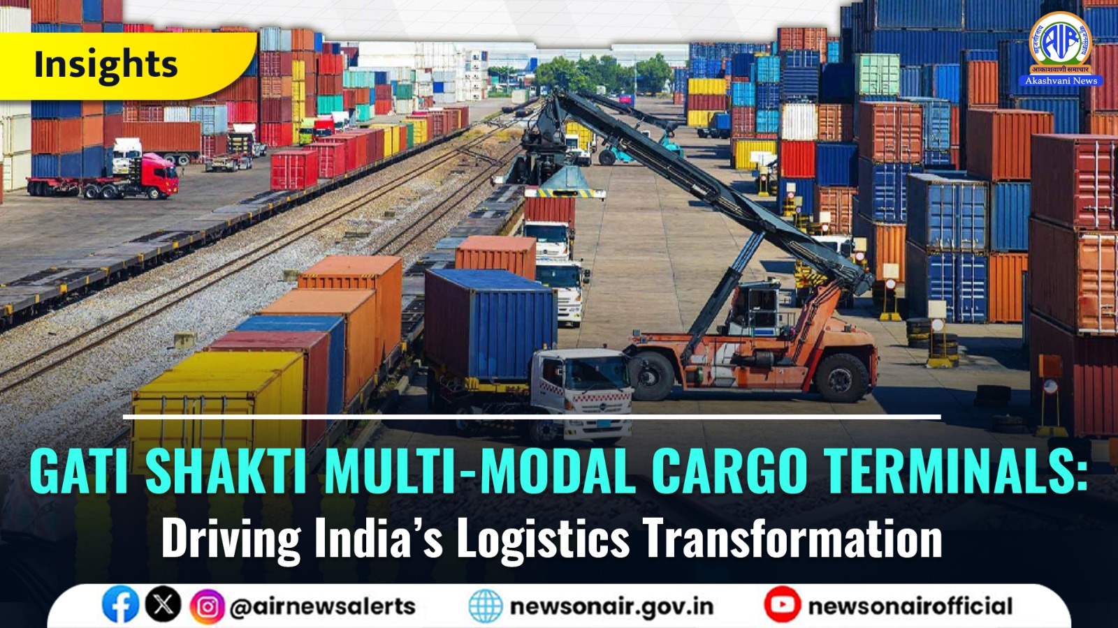 Insights : Gati Shakti Multi-Modal Cargo Terminals: Driving India’s Logistics Transformation