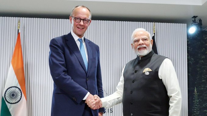 प्रधानमंत्री मोदी और जर्मनी के चांसलर फ्रेडरिक मर्ज़ के बीच बैठक के बाद हुई कई महत्वपूर्ण घोषणाएं