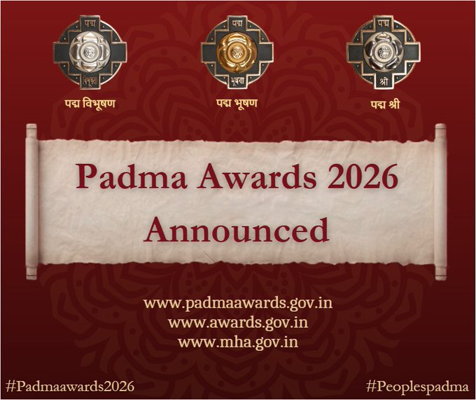 131 distinguished personalities selected for this year’s Padma Awards