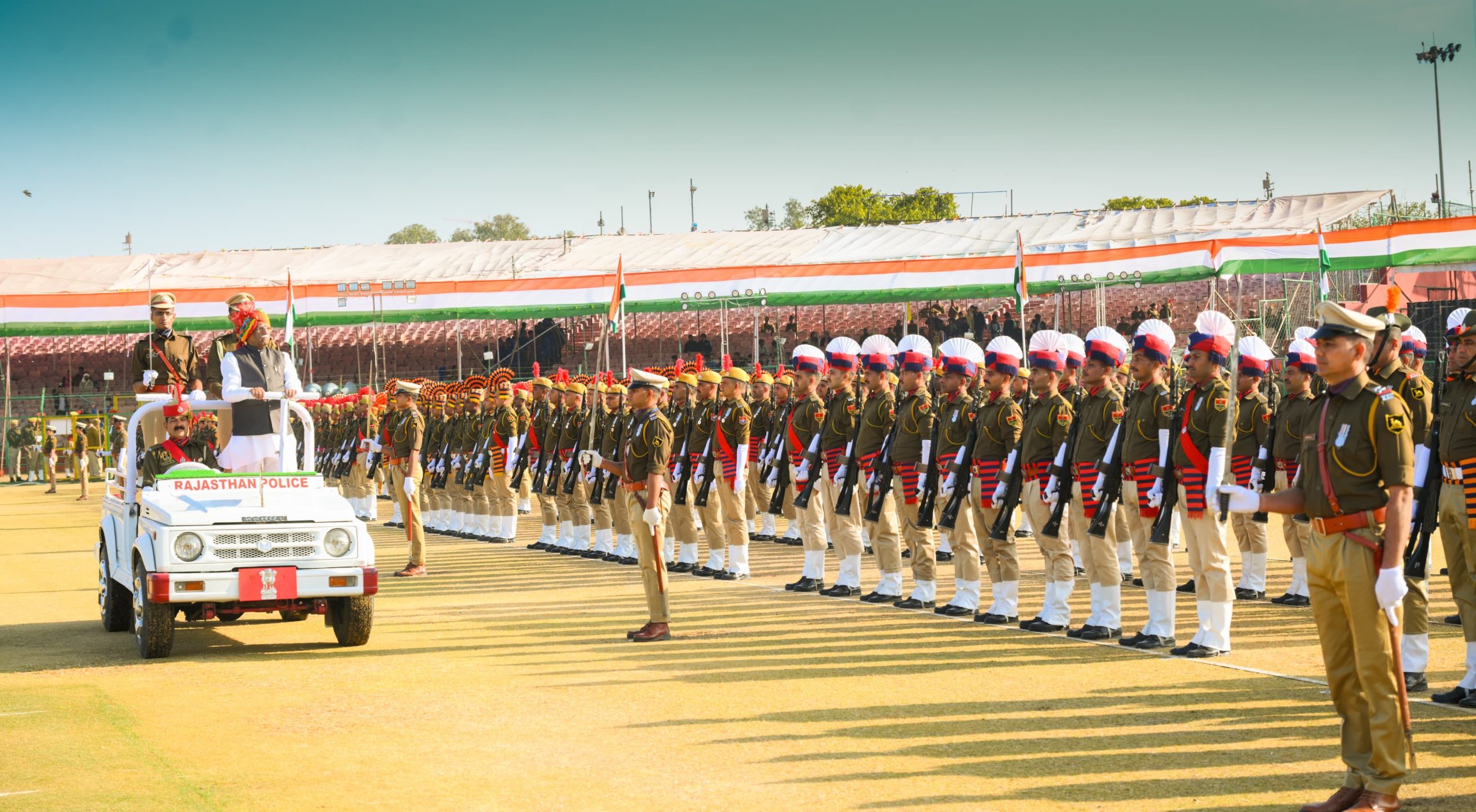 Rajasthan celebrates 77th Republic Day with pride & patriotic fervour