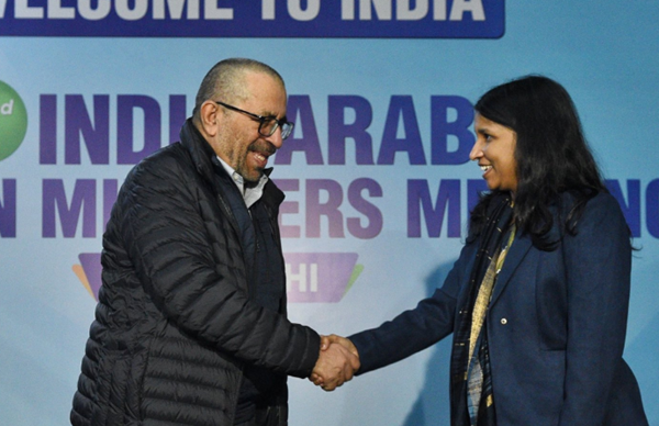 MoS for Foreign Affairs of UAE Khalifa Shaheen Al Marar arrives in New Delhi