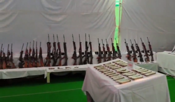20 Maoists including PLGA Battalion Commander of banned CPI Maoists surrender in Hyderabad