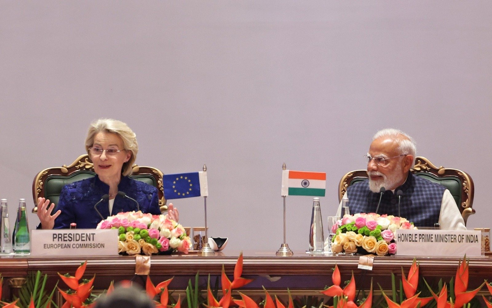 EU Chief Ursula von der Leyen: India-Europe ties will reduce strategic dependency at time when global trade is being weaponised