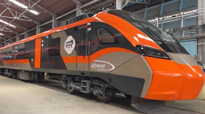 Rail Coach Factory Kapurthala Produces Its First Vande Bharat Express Train