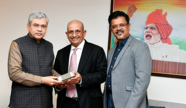 Union Minister Ashwini Vaishnaw meets NVIDIA team on sovereign GPUs in New Delhi