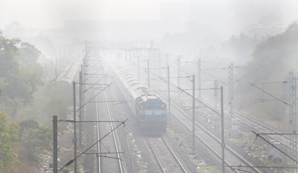 Dense fog disrupts train services in several parts of country