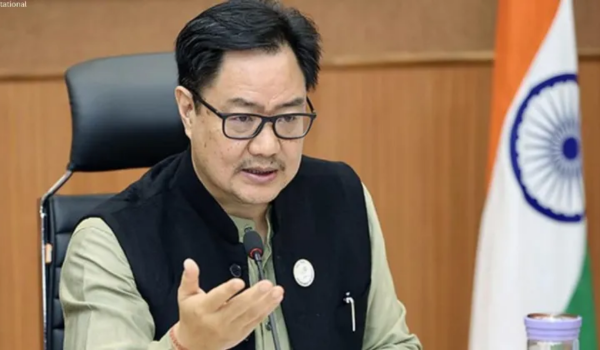 Union Minister Kiren Rijiju accuses TMC of destroying India’s Constitution in West Bengal