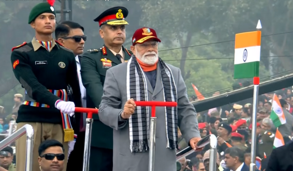 प्रधानमंत्री मोदी ने नई दिल्ली के करियप्पा परेड ग्राउंड में आयोजित वार्षिक एनसीसी पीएम रैली में भाग लिया