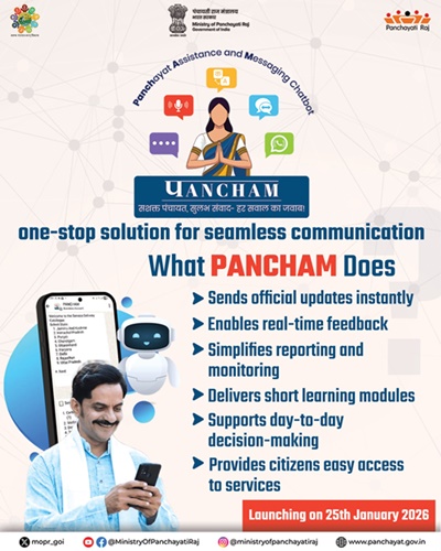 Panchayati Raj Ministry to felicitate elected Panchayat representatives in New Delhi today