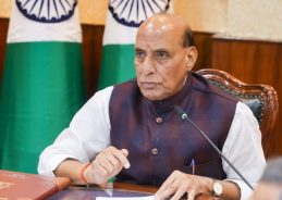 Defence Minister Rajnath Singh to address soldiers today on eve of 80th Independence Day