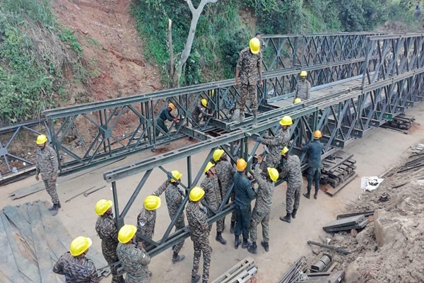 Operation Sagar Bandhu: Indian Army Builds Third Bailey Bridge in Sri Lanka