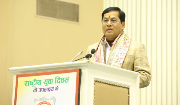 Union Minister Sarbananda Sonowal calls Young Indians drivers of Nation-Building