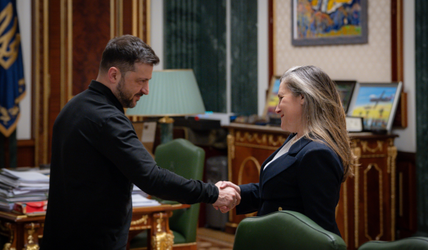 Ukrainian President Zelenskyy appoints former Canadian Deputy PM Chrystia Freeland as economic development adviser