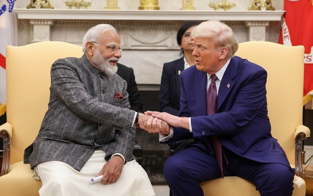 अमरीकी राष्ट्रपति डॉनल्‍ड ट्रंप ने प्रधानमंत्री नरेन्‍द्र मोदी को गज़ा में स्थायी शांति के लिए शांति बोर्ड में शामिल होने का निमंत्रण दिया