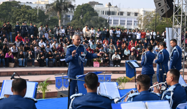 IAF’s Band performs at Central Park to mark 150th anniversary of Vande Mataram