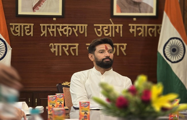 केंद्रीय मंत्री चिराग पासवान ने कुंडली स्थित राष्ट्रीय खाद्य प्रौद्योगिकी संस्थान में तीन दिवसीय अंतरराष्ट्रीय सम्मेलन का उद्घाटन किया