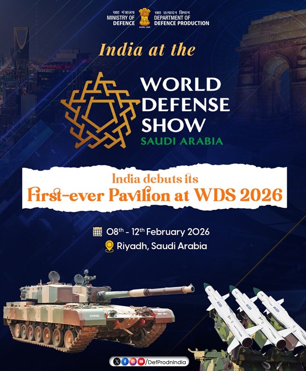 MoS for Defence Sanjay Seth to participate in World Defence Show 2026 on Feb 8