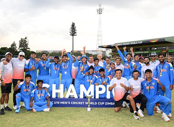 BCCI announces award of Rs 7.5 Cr for U-19 Men’s Cricket World Cup winning team