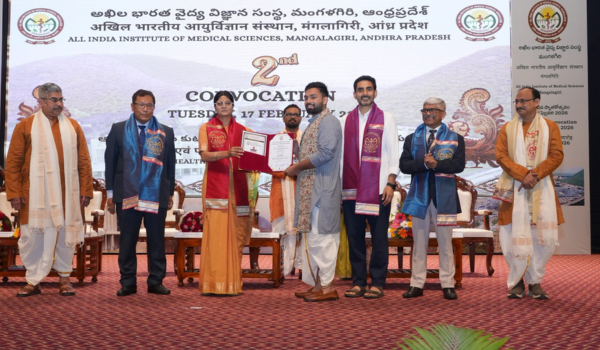 Union Minister Anupriya Patel addresses 2nd Convocation of AIIMS Mangalagiri