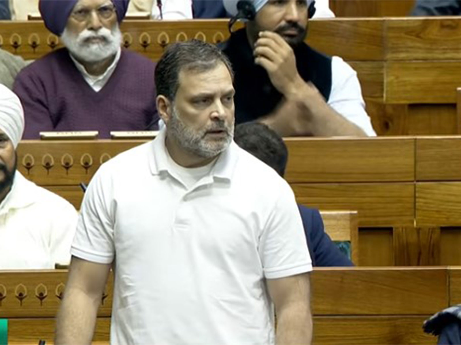Lok Sabha Proceedings Disrupt Over LoP Rahul Gandhi’s Remarks on Former Army Chief’s Unpublished Book