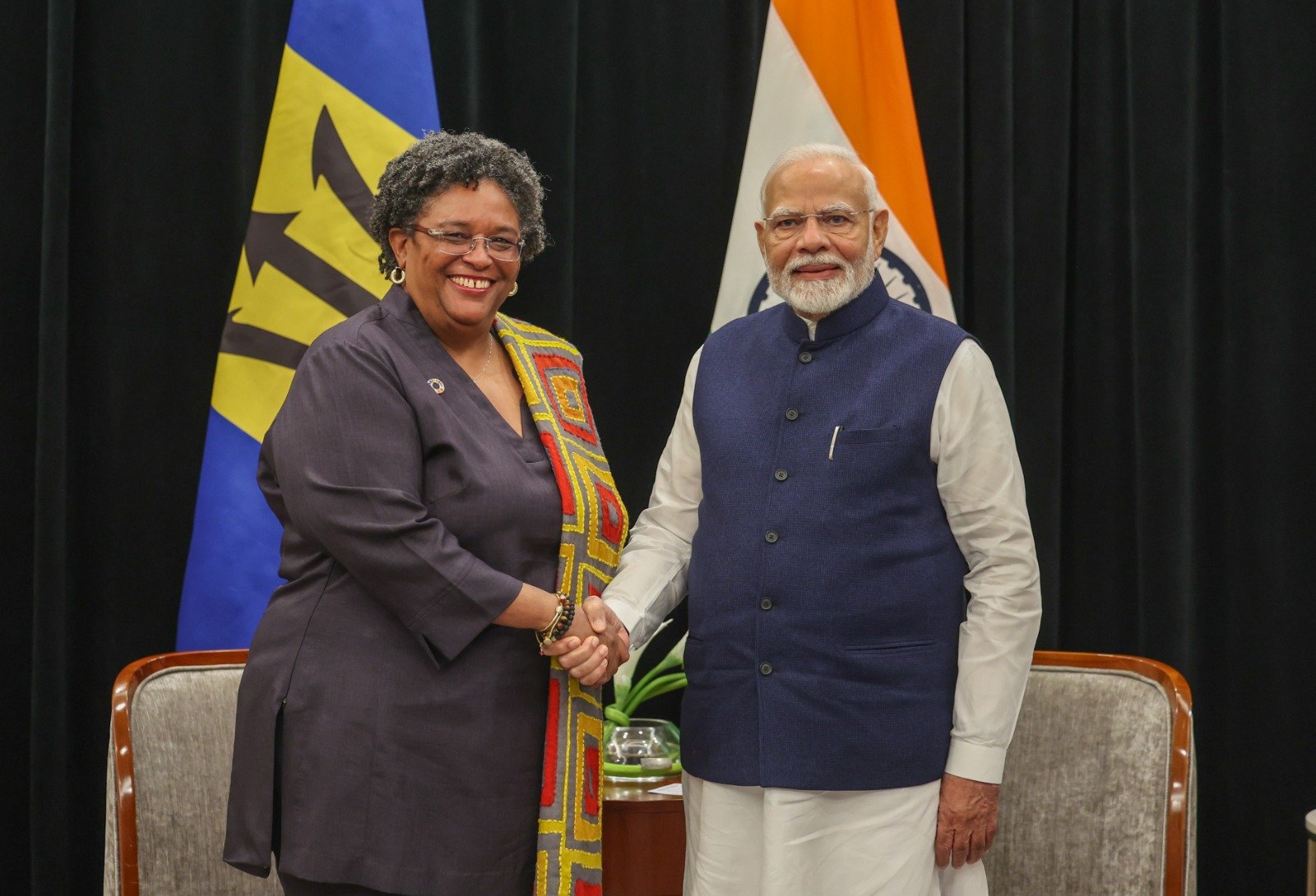 PM Modi congratulates his Barbados counterpart on her historic third consecutive electoral victory