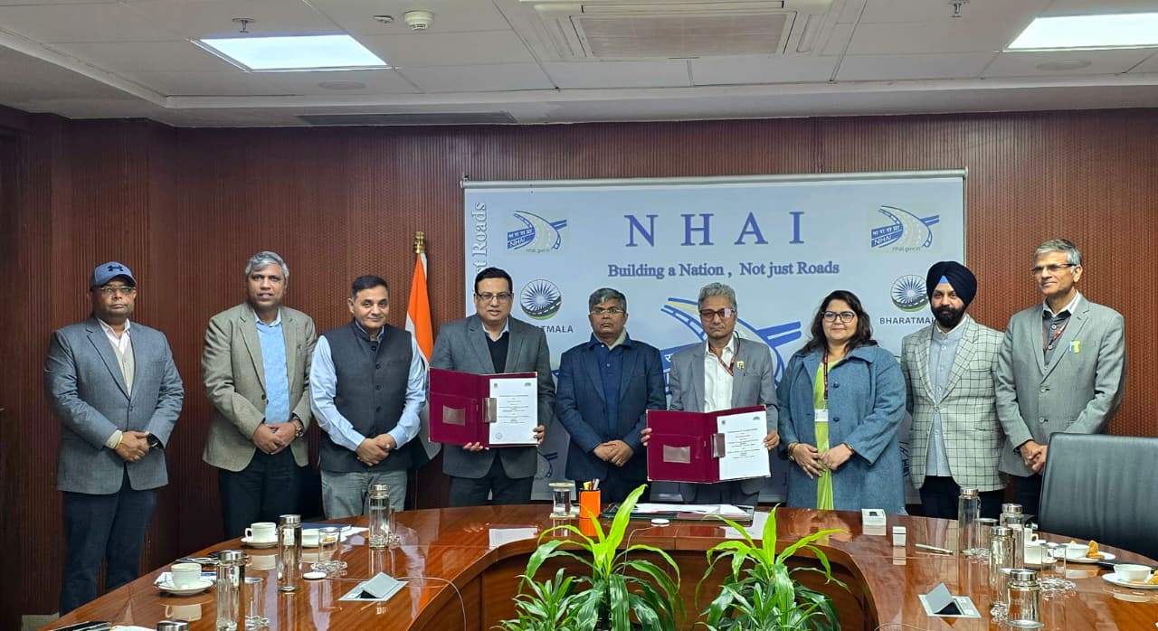 Indian Highways Management Signs MoU with National Forensic Sciences University