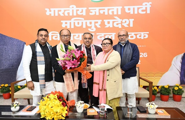 Yumnam Khemchand Singh elected as BJP’s Legislative Party leader of Manipur Assembly