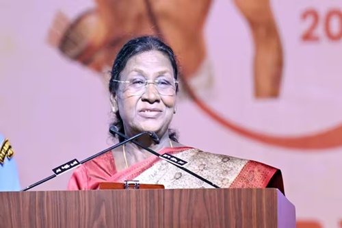 Ol Chiki powerful introduction to  Santhali community, says President Murmu