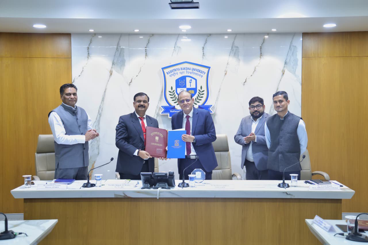 C-DOT & Rashtriya Raksha University sign MoU for jointly collaborating on products in telecom & cyber security domain