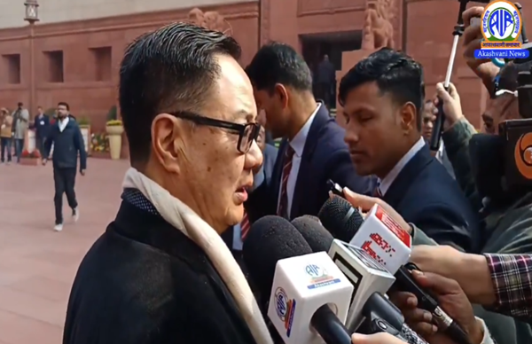 Union Minister Kiren Rijiju criticises LoP Rahul Gandhi for disrupting proceedings of Parliament