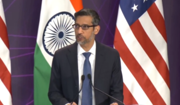Sundar Pichai Says Google Proud to Connect India and US at Pax Silica Signing