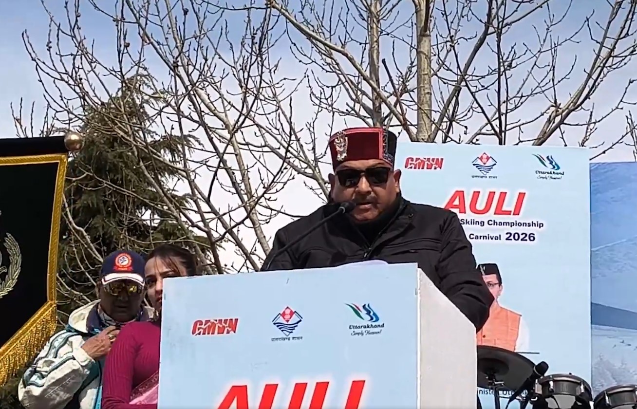 Four-day National Skiing Championship and Winter Carnival begins at Auli