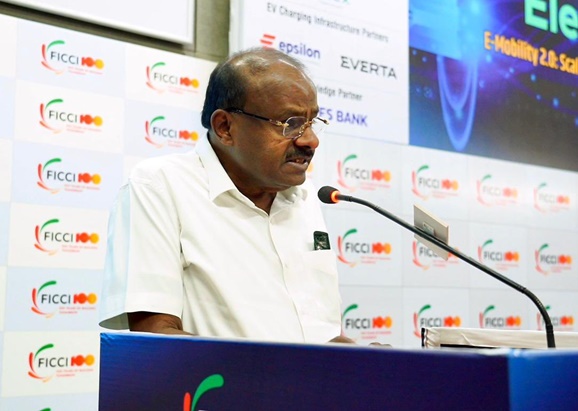 Union Minister HD Kumaraswamy says over  28 lakh electric vehicles have been sold under PM E-drive scheme 