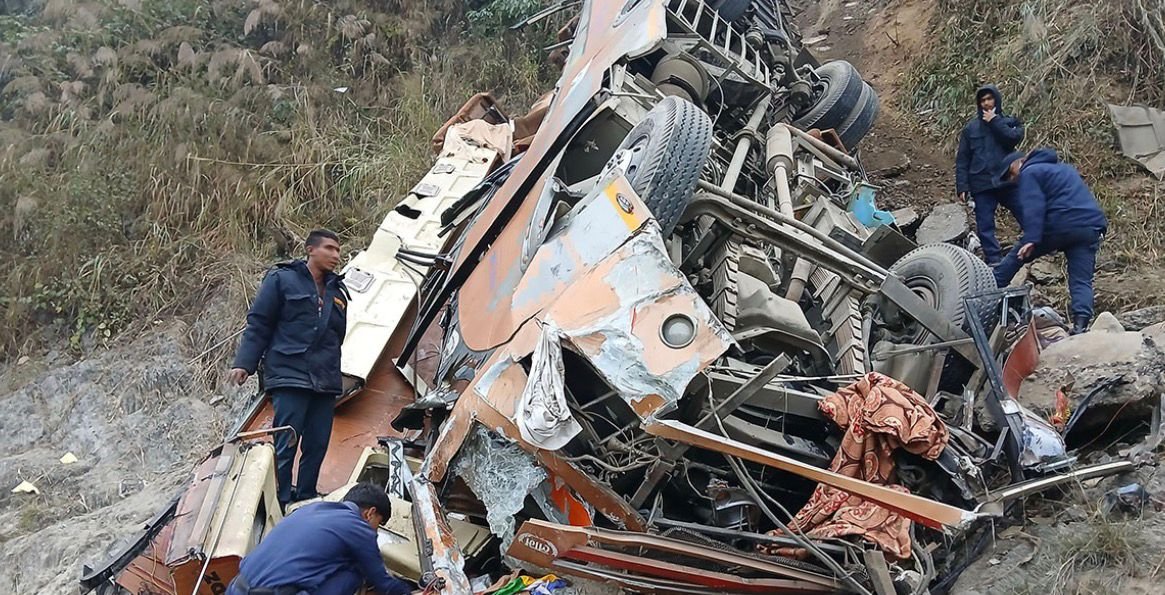 Nepal: 17 people died in bus accident near Charaundi in Benighat Rorang Rural Municipality of Dhading