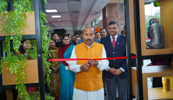 Union Minister Virendra Kumar inaugurates new Souvenir Shop at Dr. Ambedkar International Centre