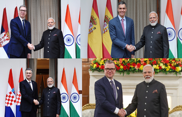 PM Modi holds bilateral meetings with several world leaders on sidelines of India AI Impact Summit 